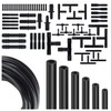 Multipurpose Vacuum Line Kit,6PCS 5Ft Vacuum Hose Automotive+64PCS Vacuum Line