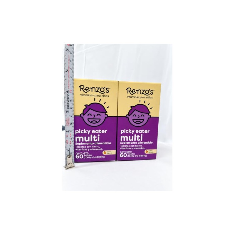 Renzos Picky Eater KIT 2 Multivitaminico para Nios 18 Vitaminas