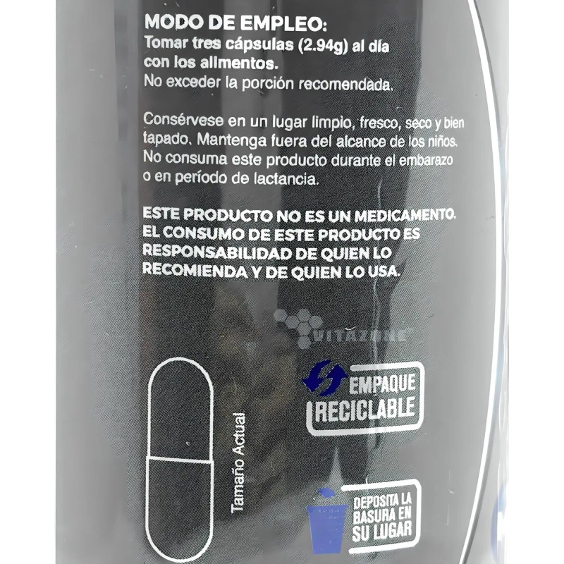 Cápsulas De Citrato De Magnesio Sabor Sin Sabor