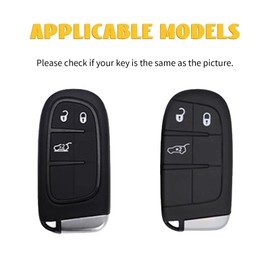OFF WE GO Key Cover for Jeep Car Key Case for Cherokee Grand Renegad Compass Wrangler Dodge Challenger Dart Durango Journey Ram Fiat Dealer Car Key Case Key Box Purple