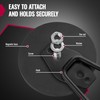 POPPSTAR 2 Magnetic Garage Hooks (Round Ø 88 mm, Pulling