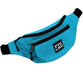 Vatkalimon Blue Unisex Belt Bag. Bags for Women, Bum Bag for Festival, Running, Comfortable Bag With 2 Compartment