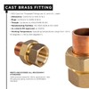 Supply Giant DDGV0114 1-1/4" Copper Union Fitting with Sweat to