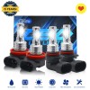 AUIMSOCO 9005 H11 LED Headlights Kit Combo Bulbs 8000K High