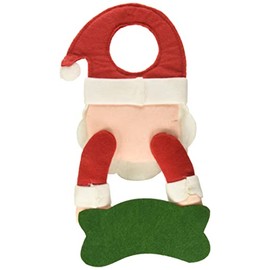 Adorno Colgante de Puerta de Reno de Santa, Decoración Navideña de Reindeer para Puerta Ideal para Adornar el Hogar en Navidad