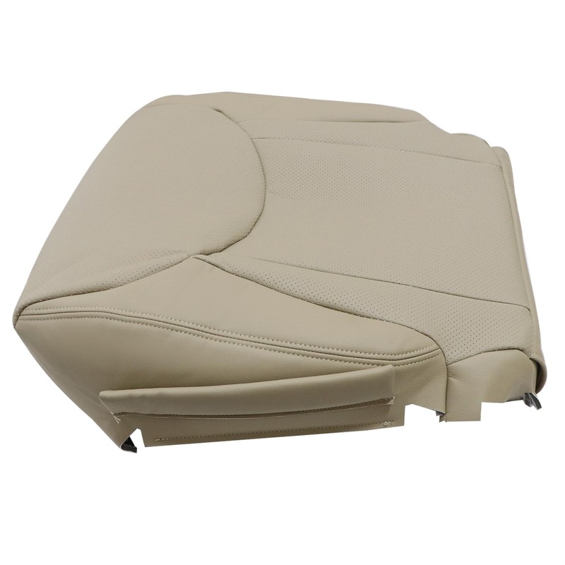 AOUTTUOA Passenger Bottom Perforated Leather Cover Tan Fit for Lexus