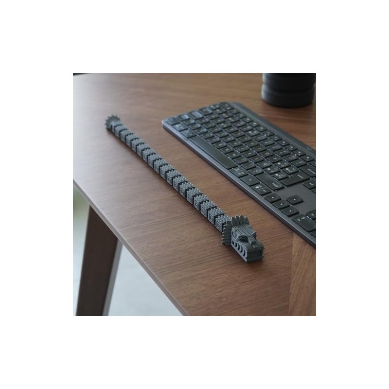 Serpiente Articulada Quetzalcóatl, 40 cm, Juguete Antiestres, Figura Flexible