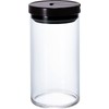 HARIO MCNR-300-B Coffee Canister, L, Black