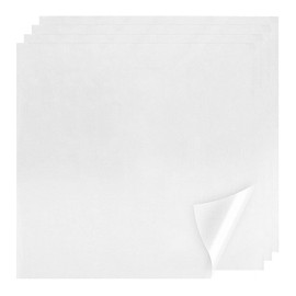 Water Dissolving Embroidery Sheet Embroidery 9.8 x 9.8 inches (25 x 25 cm) / 19.7 x 19.7 inches (50 x 50 cm) / DIY Craft Supplies Transparent Film Remove with Water Draft Sheet Easy to Use Handmade