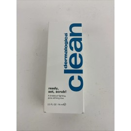 Dermalogica Clean Ready Set Scrub Breakout Fighting Pore Refining 2.5 Fl Oz