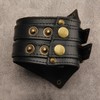 Pulsera de piel para hombre, brazaletes de piel, pulsera de