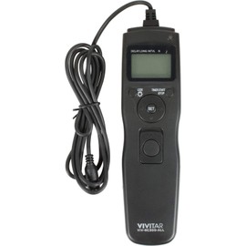 Vivitar Universal LCD Digital Timer Shutter Release Remote Control for Canon, Nikon, Sony & Olympus