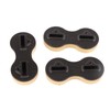 3 Pcs Surfboard Fin Box Round Cup Shape PVC Nine