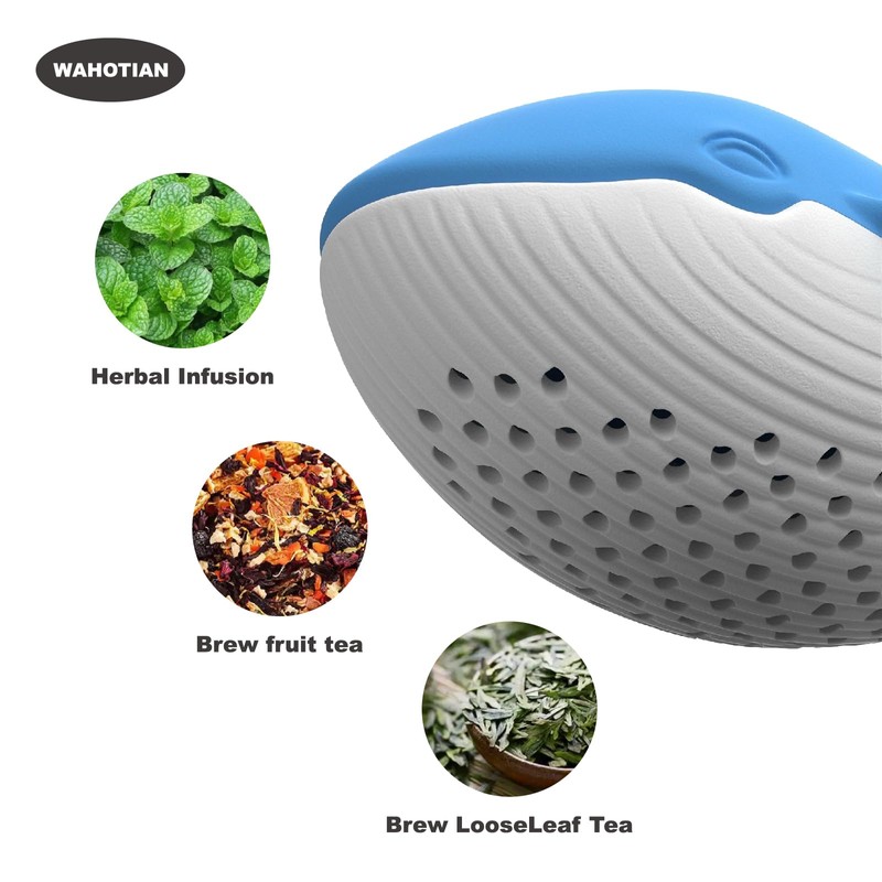 WAHOTIAN Whale Tea Infuser - Cute Silicone Loose Leaf Tea