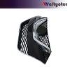 waltyotur Black Silver with Chrome Molding Grille Front Grille Assembly