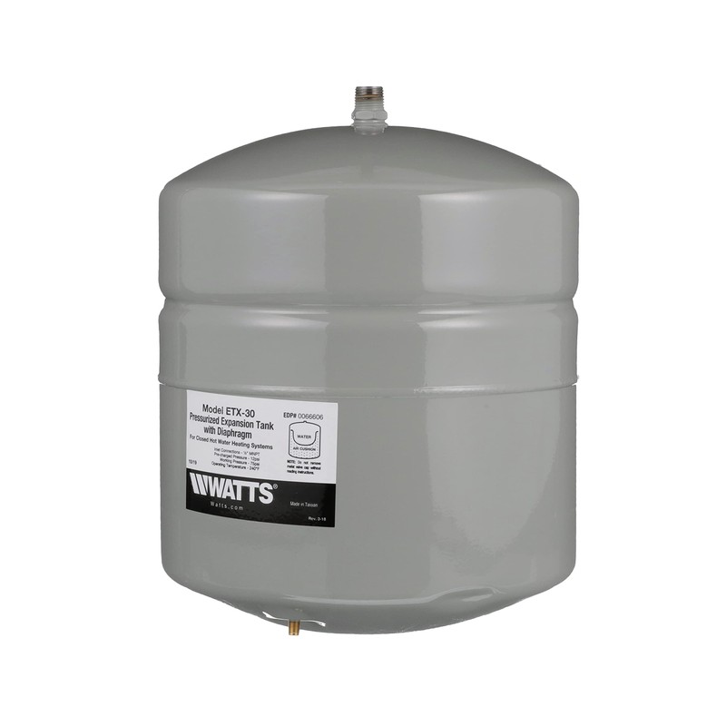 Watts ETX-30 Non-Potable Water Carbon Steel Expansion Tank for Closed