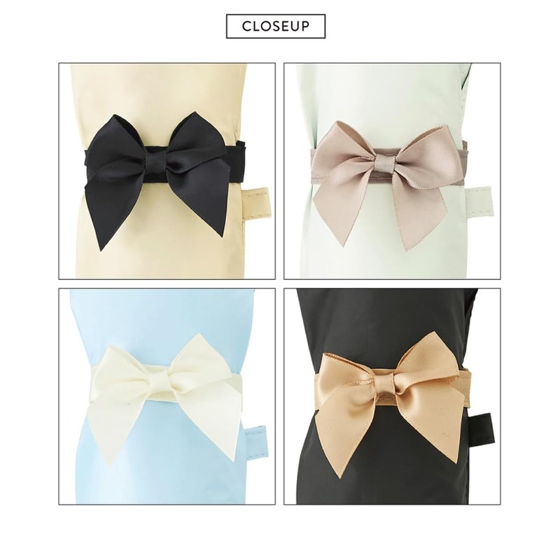 Because B-095934 Folding Umbrella, PU Super Light/Ribbon, Mini, White