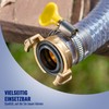 Poppstar 10x Hose Clamps with Wing Nut Stainless Steel Clamping