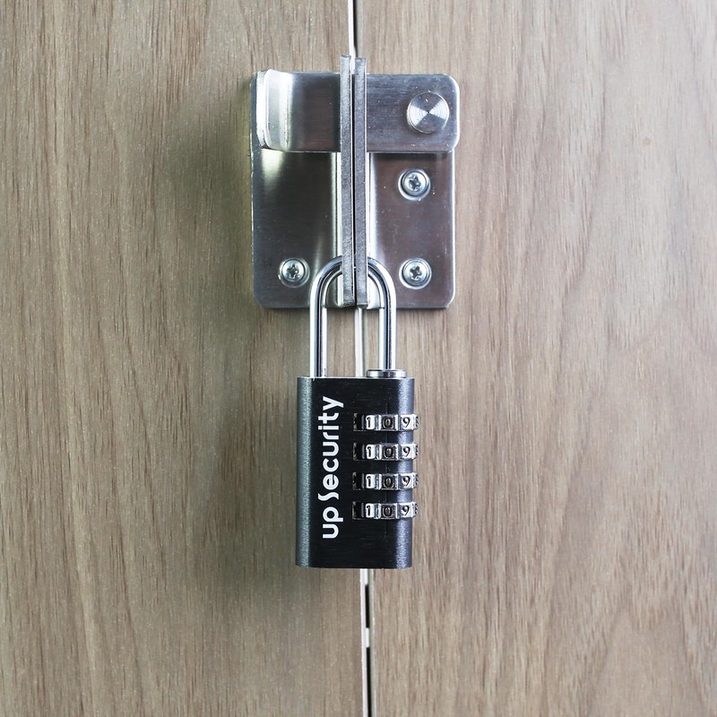 UP Security Combination Gym Locker Lock, Aluminum Alloy Body, Outdoor