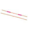 2pcs 31.5in Length Yoga Training Stick Beechwood Open Shoulder Back