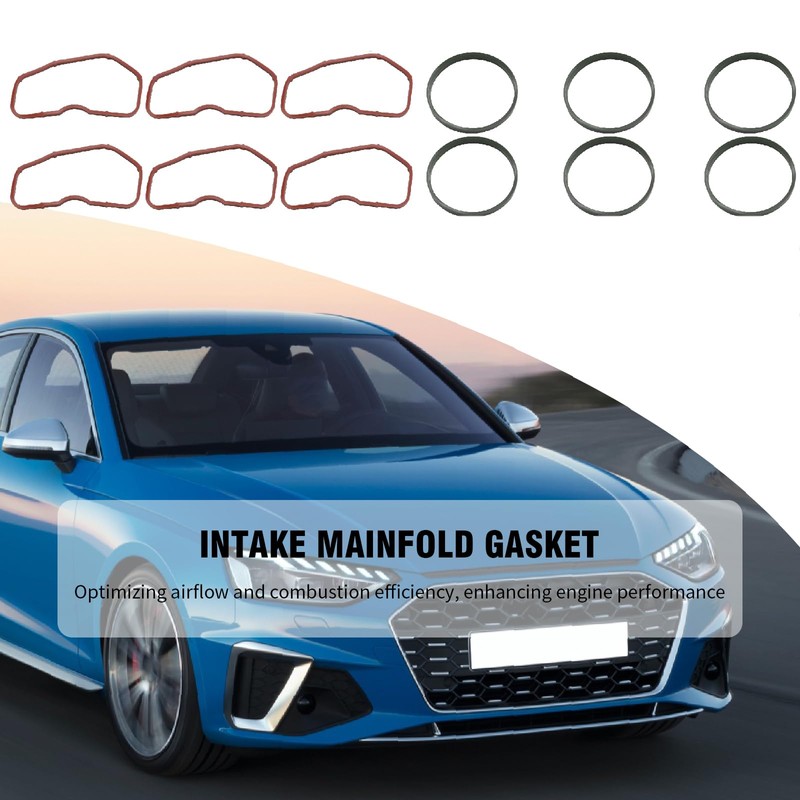 Vkinman 12Pcs 079129717B Upper Lower Intake Manifold Gaskets Replacement for