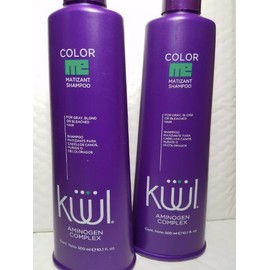 2 KUUL AMINOGEN COLOR ME MATIZANT SHAMPOO FOR GRAY BLOND OR BLEACHED HAIR 10.1 F