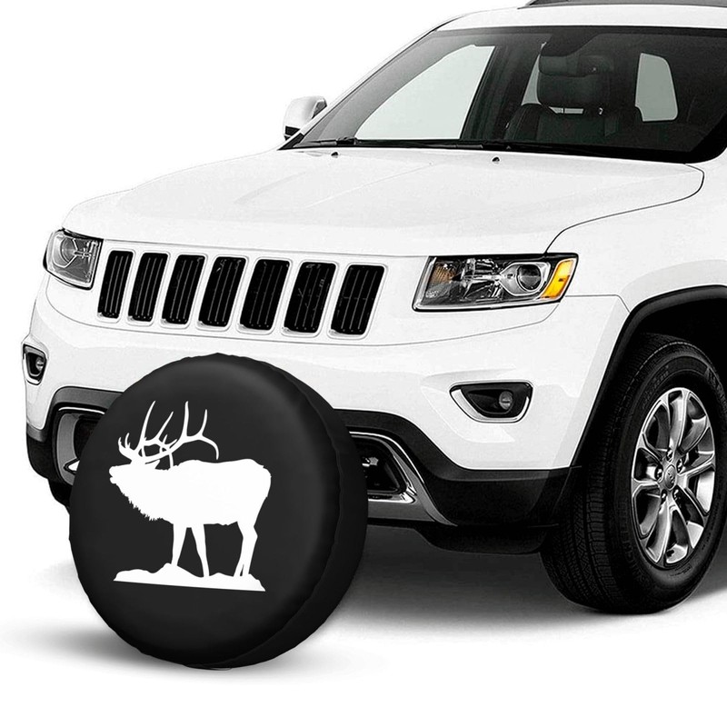 Elk Tire Covers Spare Tire Cover for Truck Jeep Rv