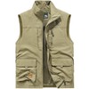 Gihuo Men's Causal Lightweight Outdoor Vest Quick Dry Outdoor Multi