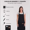 Delantal Mandil De Cocina Chef Trabajo Multiusos Ajustable e Impermeable