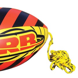 Airhead Orb, Towable Tube Rope Performance Ball, Orange/Yellow