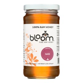 UD_Bloom Organic 100% Natural Honey Case of 6 16 Oz. Bottle Featuring Sage Royal Jelly Sweet and Pure Honeyed Bliss
