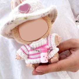 Doll Clothes Set for 17 cm Dolls, Clothing for Plush Toys, Doll Dress, Doll Hats, Doll Accessories 17 cm, Doll Clothes, Collector's Gift for Boys Girls
