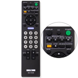 RM-YD028 RMYD028 Universal Replacement Remote Control Fit for Sony Bravia TV KDL19L5000 KDL-32XBR9 KDL40SL150 KDL-46S504 KDL46S51009 KDL52S51009 KDL-52S51009 KLV52W510 KLV-52W510