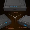[ 30% Larger capacity ]Gun Safe for Pistols, Biometric Handgun
