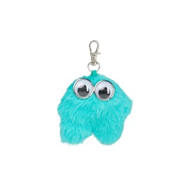 ergobag Hangies School Bag Accessory Keyring for Children, Boys and Girls, Fred Flauschi - Mint, Charm