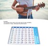 Ukulele Chord Poster Coated Paper Ukulele Chord Learning Sheet Laminated