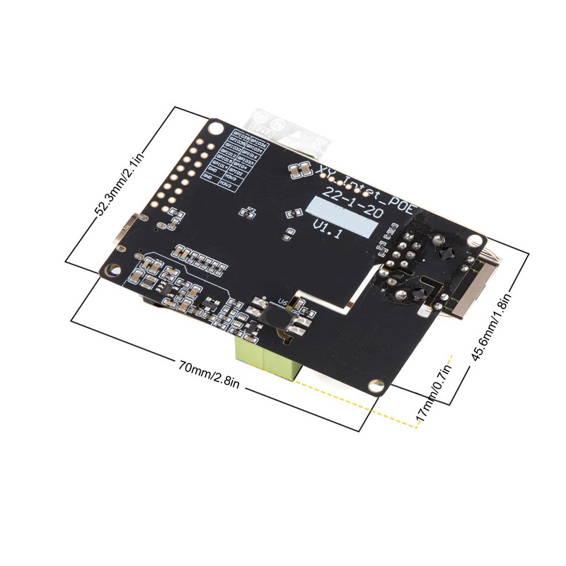 T‑Internet‑POE ESP32 LAN8720A Chip Ethernet Adapter Expansion Board Programmable Hardware