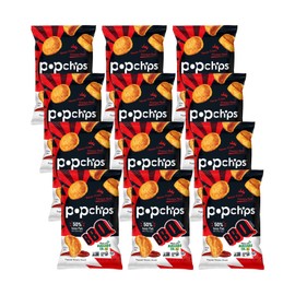 POPCHIPS, Potato Chip, Bbq, Pack of 12, Size 5 OZ, (Gluten Free)