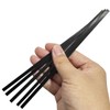 sourcing map Pack of 5 Carbon Fibre Strips Pultruded Rod