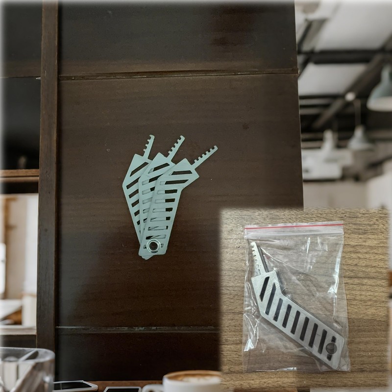 Fokmuaex Stainless Steel Comb Lock 3-in-1 Tool Set Portable car