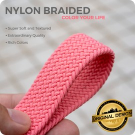 SENLLY Wristlet Lanyard, Hand Wrist Strap Keychain Holder, Made of High-End Super Soft Nylon Weave