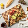 Bamboo Cutting Boards for Kitchen, End Grain Wood Cutting Board