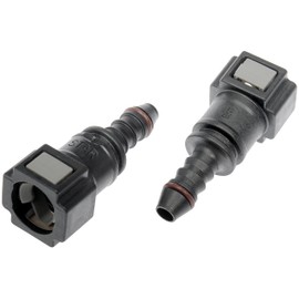 Dorman 800-188 Quick Connector 5/16 In. Steel TO 6mm Nylon 180 with O ring, 2 Pack