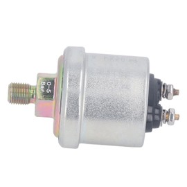 Fuel Pressure Sensor High Pressure Brass Oil Pressure Sensor M10 X 1/8NPT Male Thread Durable for VDO Fluorometer (0-5bar)
