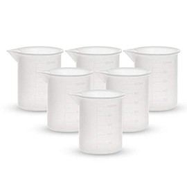 100ml Silicone Measuring Cups for Resin Mixing, Gartful 6PCS Mixing Cups for Epoxy Resin, Jewelry Casting Molds, Acrylic Paint, Reusable Non-stick Pouring Tools