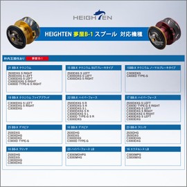 HEIGHTEN Reel Spool Shimano Lever Brake Spinning Reel Replacement Spool BB-X Technium Fire Blood Hyperforce Despiner Larissa (Gold - Upgraded) (728)