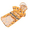 Dog Raincoat Reflective Breathable Lightweight Bee Pattern Puppy Rain Jacket