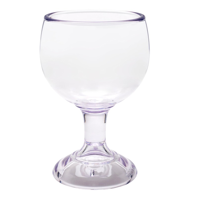 G.E.T. GOB-20-1-SAN-CL Shatterproof Heavy-Duty Plastic Margarita Beer Schooner (Case of