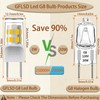 G8 Led Bulb,T4 3W Replacement for 20-25W Halogen Bulb,Warm White
