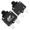 Bumbesti 5Pcs 32VDC,AC125-250V Thermal Overload Protector Push Button Reset Circuit